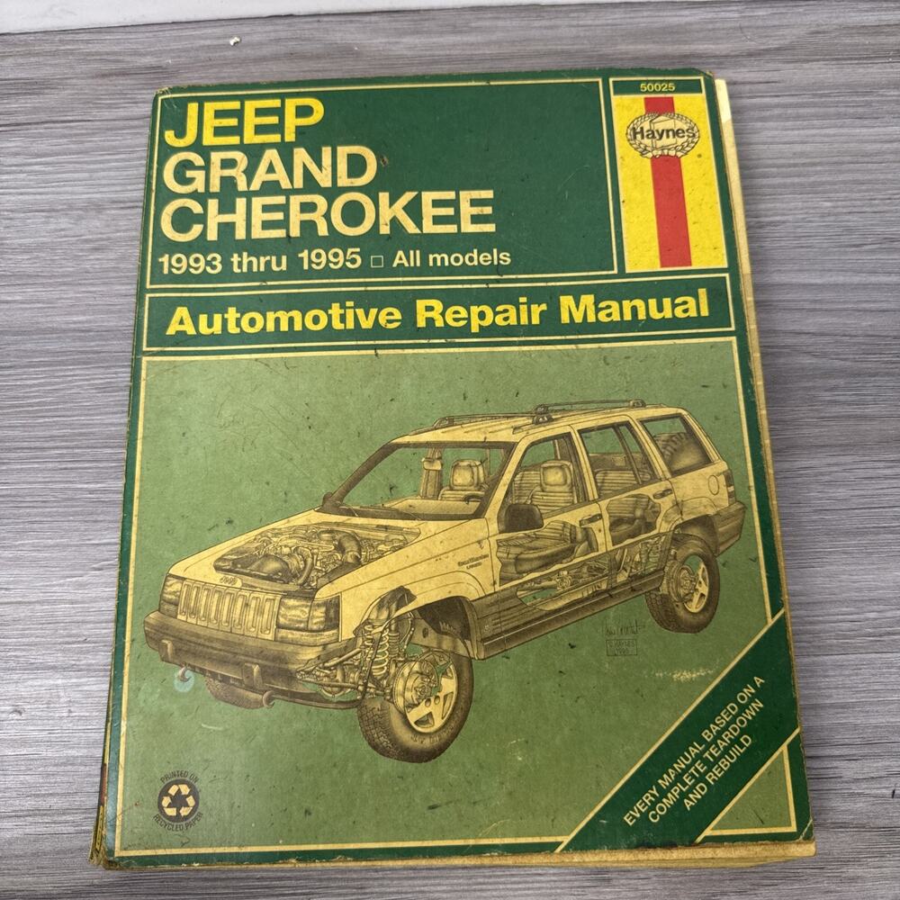 Haynes Repair Manual (50025) Jeep Grand Cherokee 1993-2004‎ All Models